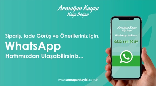 Sipariş, iade, görüş ve önerileriniz için WhatsApp hattımızdan ulaşabilirsiniz.